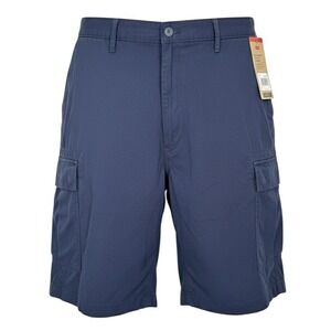 Levi's Men's Blue Cargo Shorts Size 52 Cotton Casual Outdoor Ripstop NEW